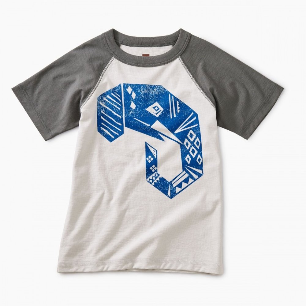 Tea Collection Elephant Raglan Graphic Tee - multiple sizes for matching :)